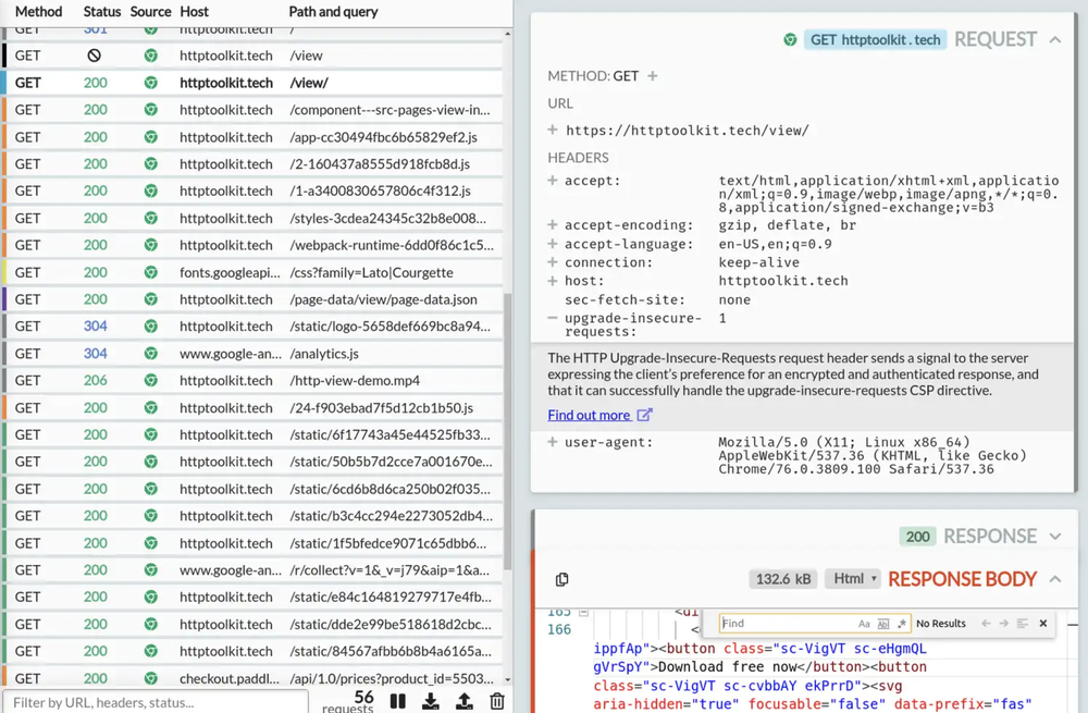 Captura de pantalla 1 del kit de herramientas HTTP