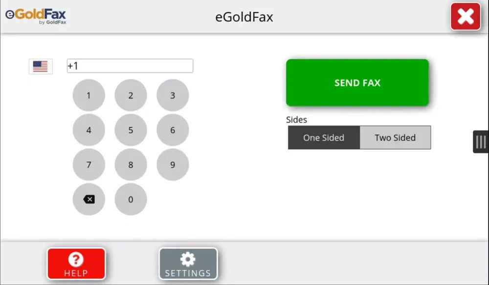 eGoldFax Captura de pantalla 1