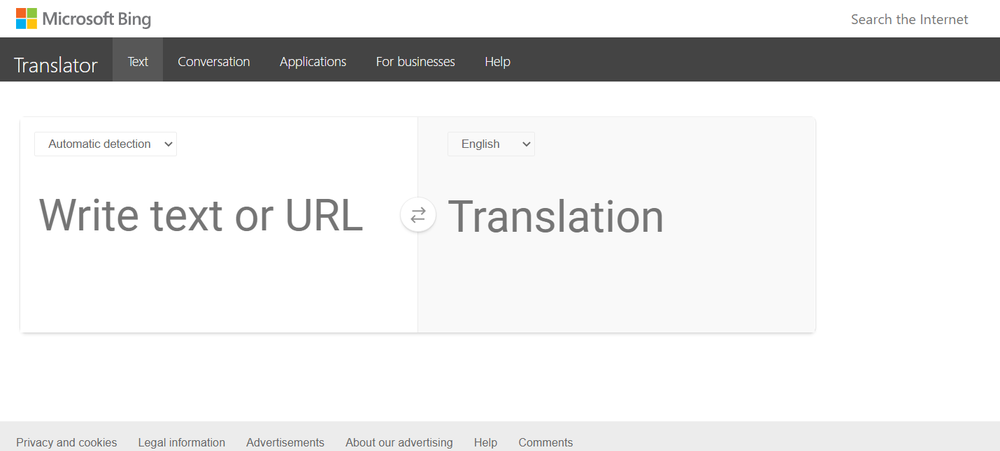 Bing Translator Captura de pantalla 1