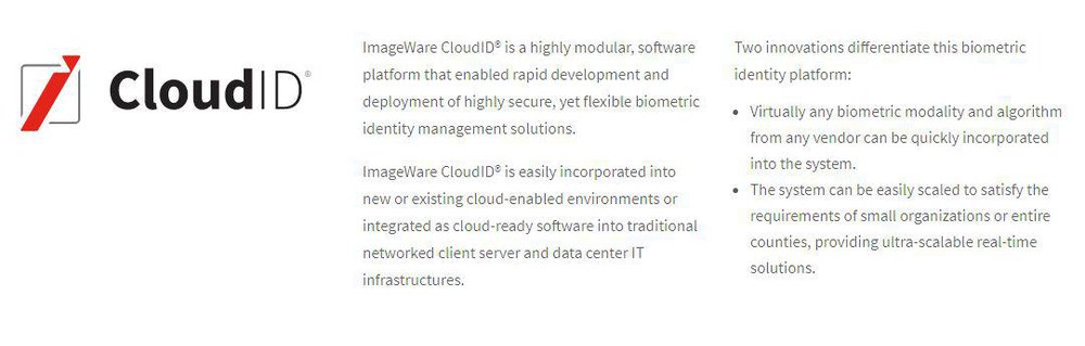Captura de pantalla 1 de ImageWare CloudID