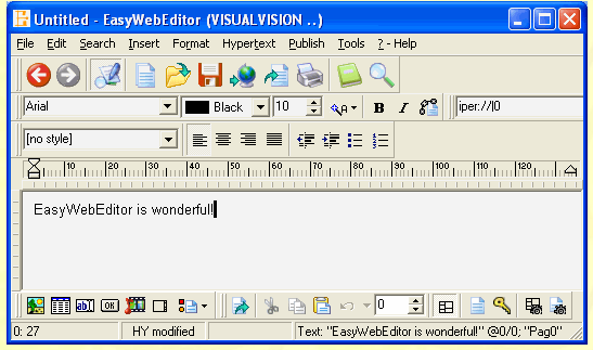 Captura de pantalla 1 de Easy Web Editor