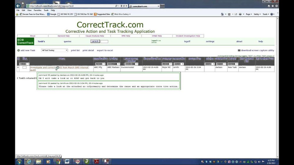 Captura de pantalla 1 de CorrectTrack