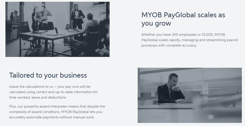 MYOB PayGlobal Captura de pantalla 1