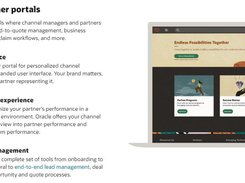 Captura de pantalla 1 de la gestión de las relaciones con los socios de Oracle