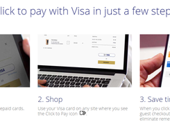 Visa Click to Pay Captura de pantalla 1