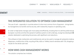 Captura de pantalla 1 de la gestión de efectivo de WWS